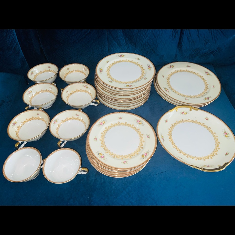 Meito China Set Japan Nassau 35 Pcs